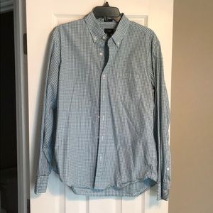 J Crew Gingham Slim-fit Button Down